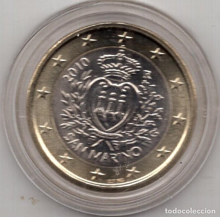 Moedas antigas da Europa: MONACO 1&euro; 201O KM 194