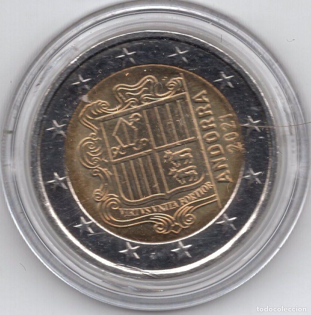 Moedas antigas da Europa: ANDORRA 2&euro; 2021 KM 527