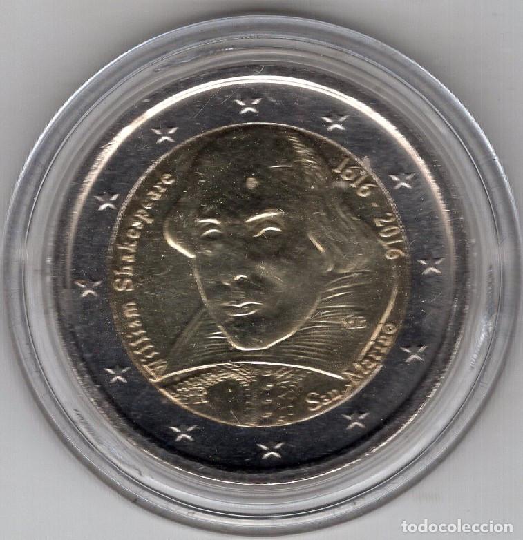 Monedas antiguas de Europa: SAN MARINO 2&euro; 2016 KM 1152 SHAHESPEARE