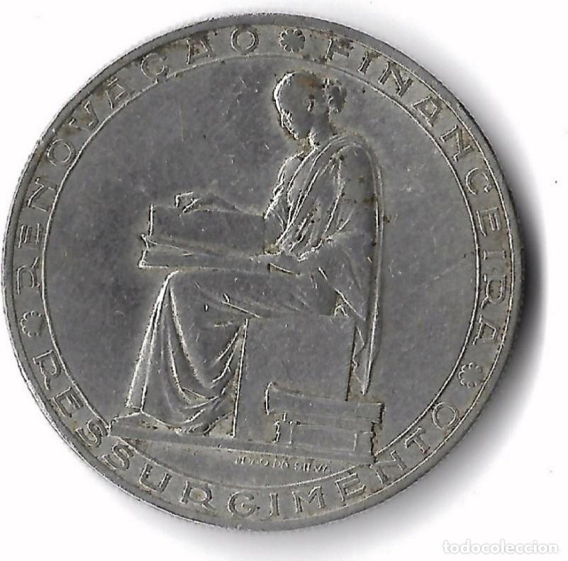 Monedas antiguas de Europa: Moneda de Portugal: 20 Escudos 1953 &ndash; Renovaci&oacute;n Financiera
