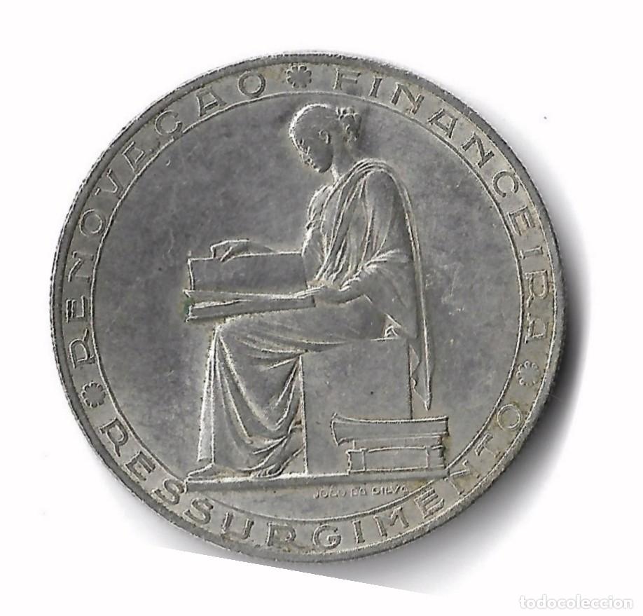 Alte M&uuml;nzen aus Europa: Moneda de Portugal: 20 Escudos 1953 &ndash; &rdquo;Renovaci&oacute;n Financiera&rdquo;