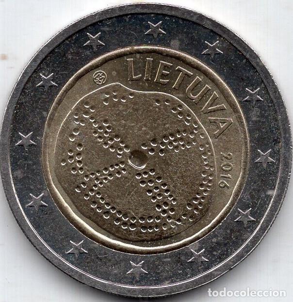 Alte M&uuml;nzen aus Europa: LITUANIA 2&euro; 2016 KM 221 CULTURA