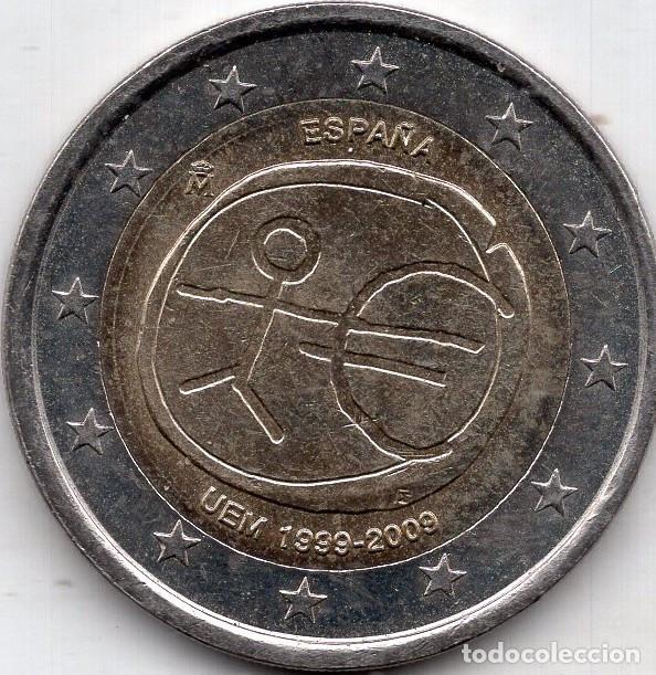 Alte M&uuml;nzen aus Europa: ESPA&Ntilde;A 2&euro; 2009 KM 1142 EMU