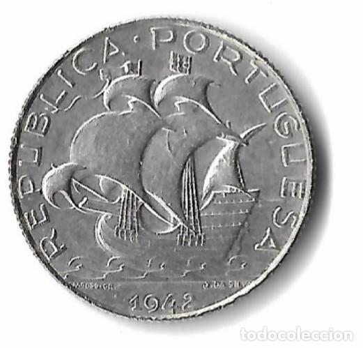 Monedas antiguas de Europa: Moneda de 2$50 Escudos (Portugal, 1942) (EBC)