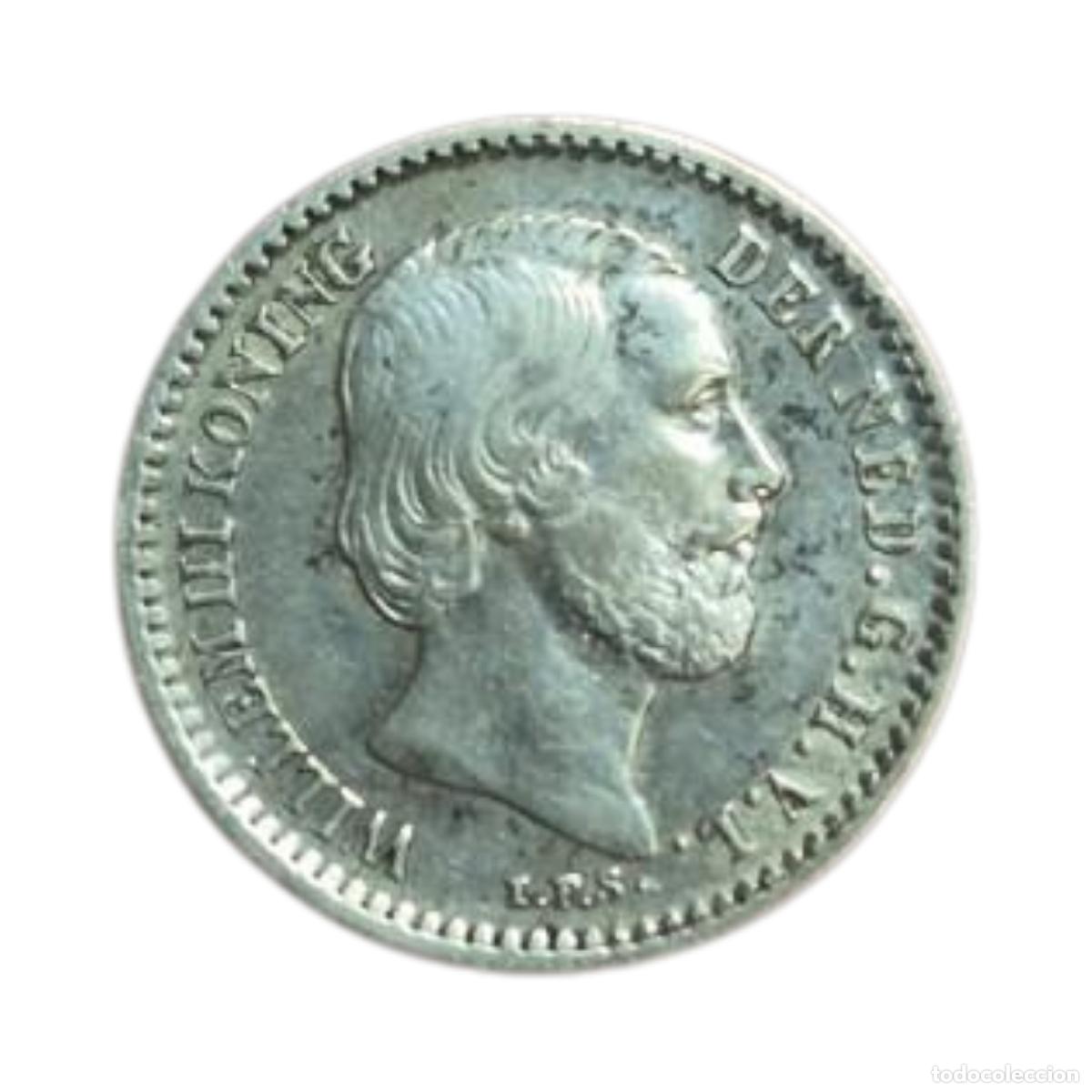 Monete antiche di Europa: NT/ HOLANDA EXCELENTES 10 CENTIMOS 1887 PLATA PRECIOSA (M1208)