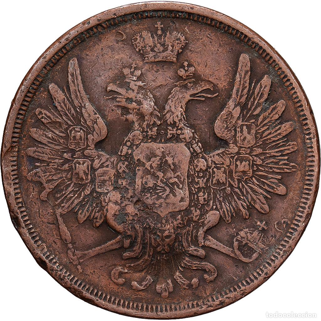 Monedas antiguas de Europa: [#1513385] Rusia, Nicholas I, 3 Kopeks, 1852, Ekaterinbourg, Cobre, BC+, KM:151.1