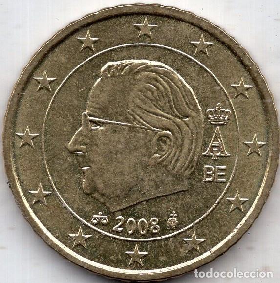 Monedas antiguas de Europa: BELGICA 50 CENT 2008 CIRCULACION