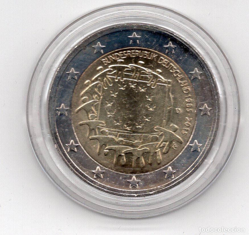 Monedas antiguas de Europa: ALEMANIA 2&euro; 2015 KM 339 CECA D BANDERA