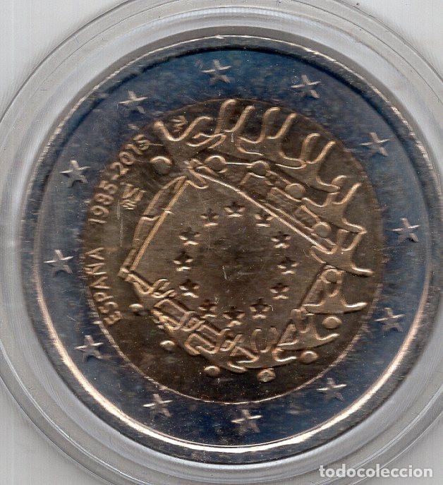 Monedas antiguas de Europa: ESPA&Ntilde;A 2&euro; 2015 KM 1338 BANDERA