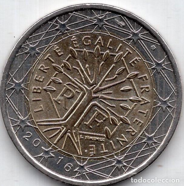 Monedas antiguas de Europa: FRANCIA 2&euro; 2016 KM 1414 CIRCULACION