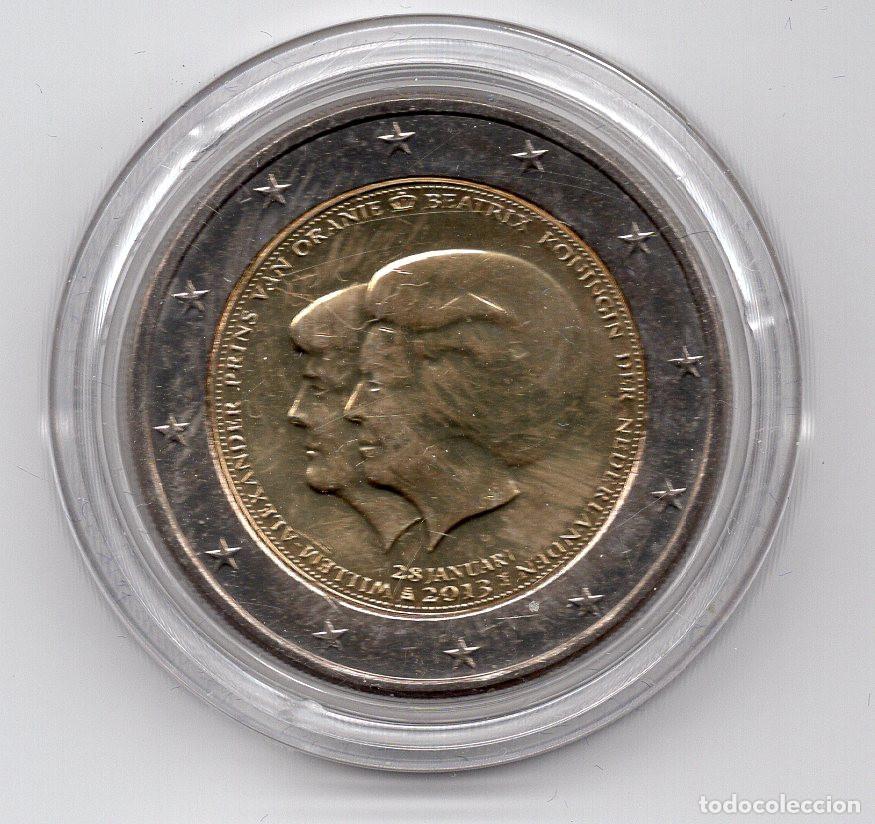 Monedas antiguas de Europa: HOLANDA 2&euro; 2013 KM 332 INVESTIDURA DE WILHEM-ALEXANDER