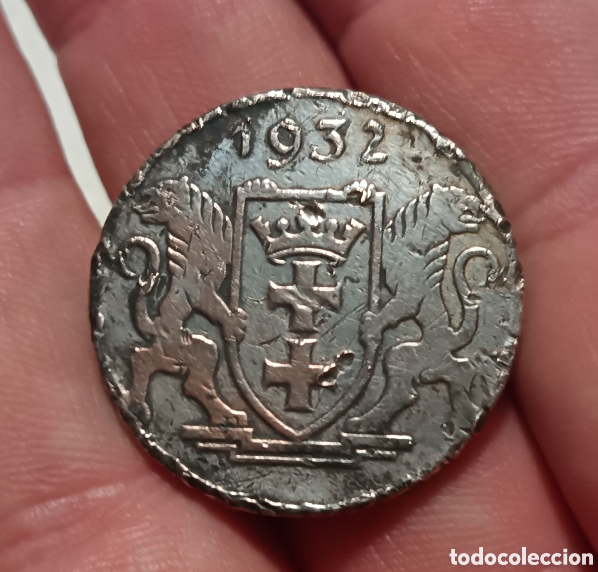 Monedas antiguas de Europa: RARISIMA MONEDA DE 5 GULDEN DE 1932, POLONIA, OCUPACION, BERLIN