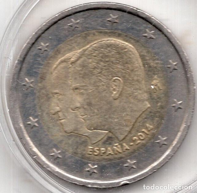 Monedas antiguas de Europa: ESPA&Ntilde;A 2&euro; 2014 KM 1325 ASCENSION AL TRONO