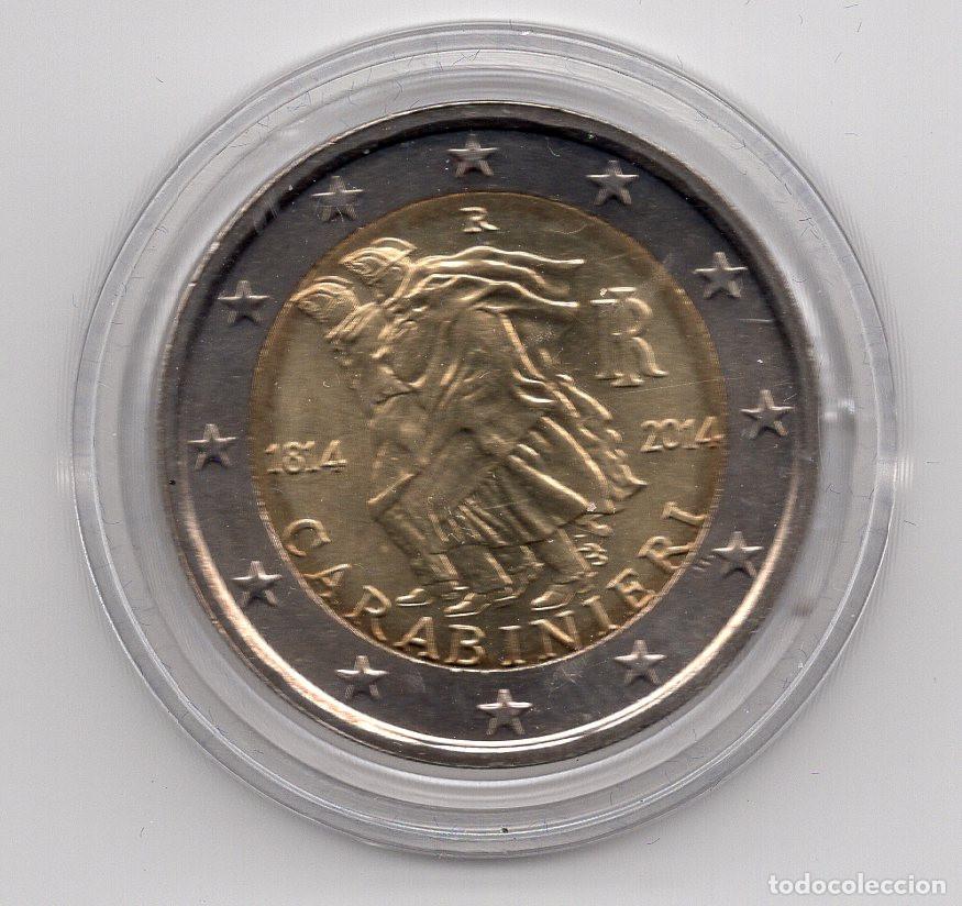 Monedas antiguas de Europa: ITALIA 2&euro; 2014 KM 367 CARABINERI