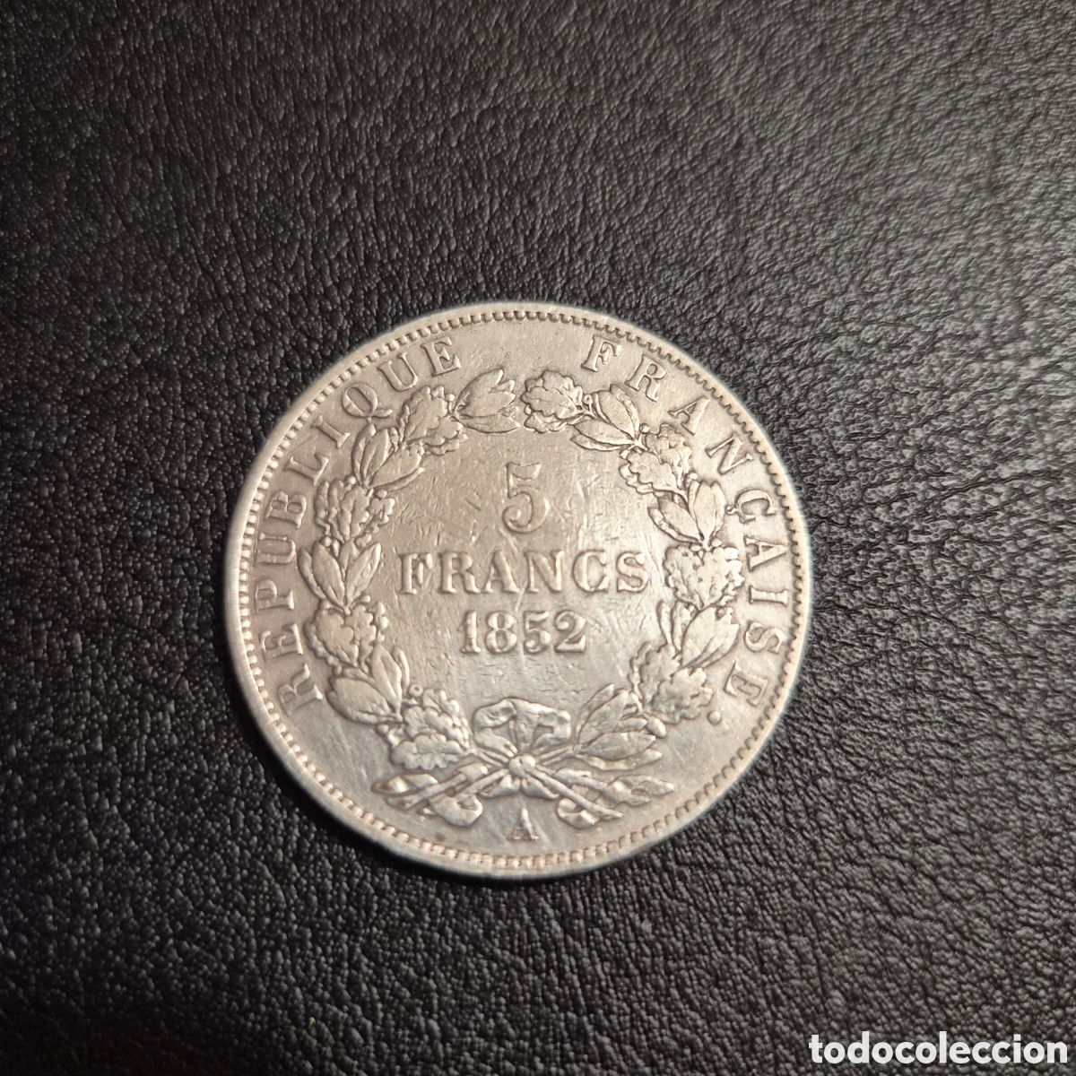 Monedas antiguas de Europa: Moneda de plata 5 francos Louis Napoleon