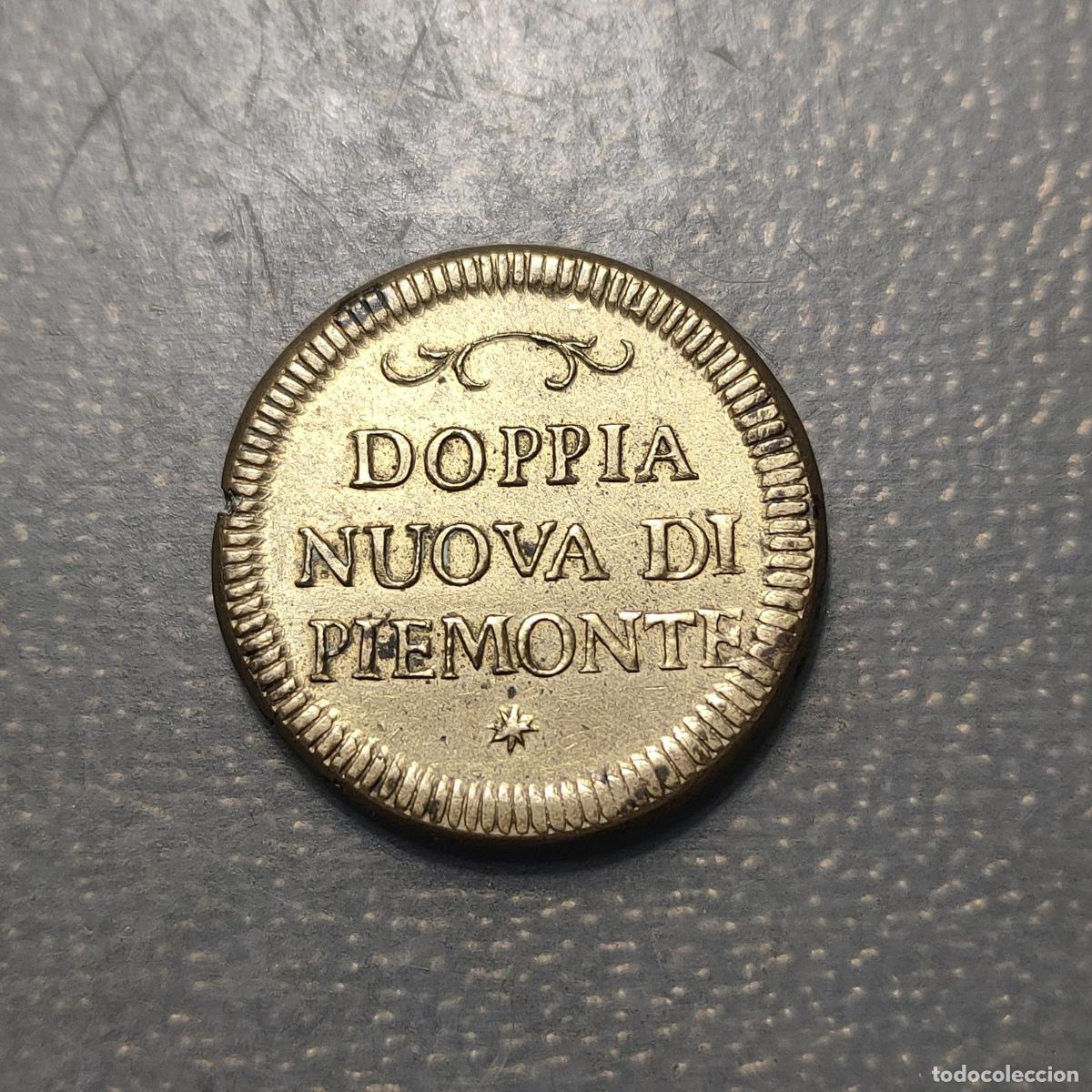 Monedas antiguas de Europa: PONDERAL COIN WEIGHT ITALIA SABOYA REINO CERDE&Ntilde;A DOPPIA NUOVA DI PIEMONTE ESCASA