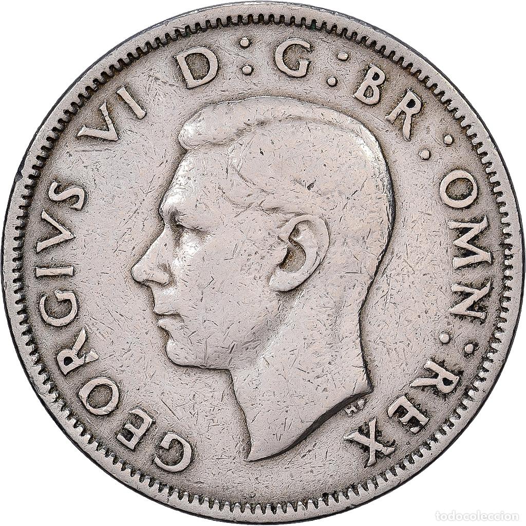 Monedas antiguas de Europa: [#1550976] Gran Breta&ntilde;a, George VI, Florin, Two Shillings, 1948, Cobre - n&iacute;quel, MBC