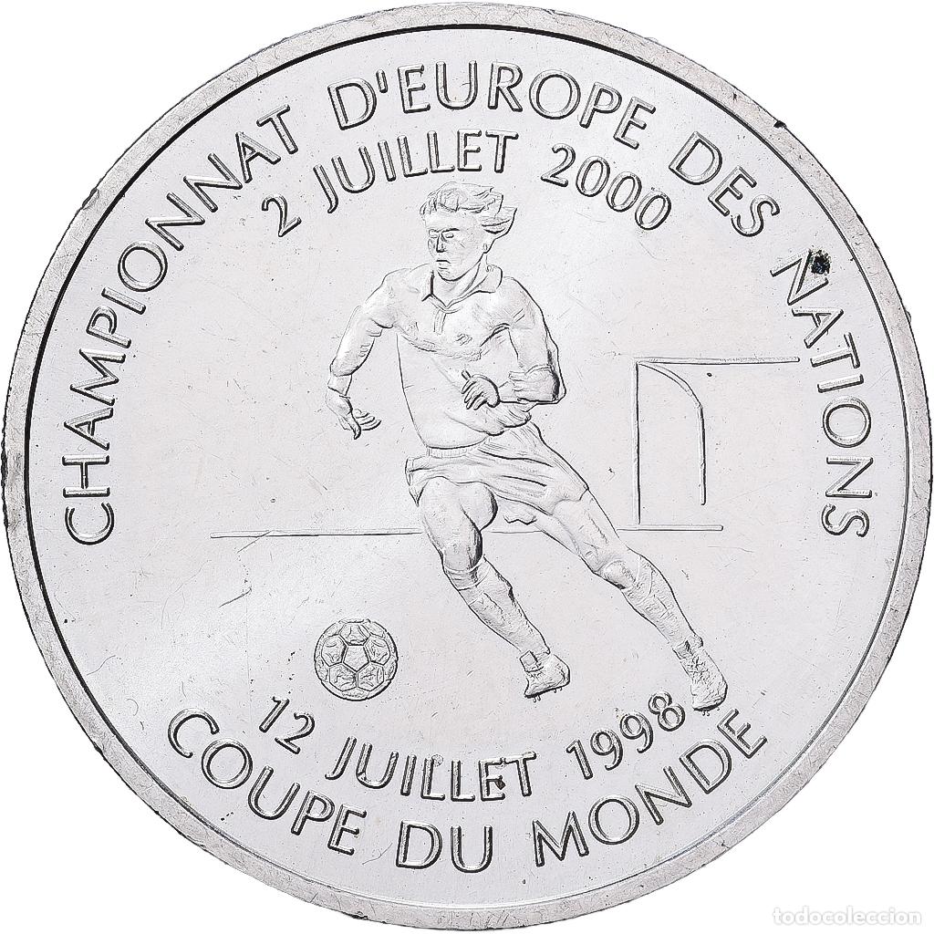 Monedas antiguas de Europa: [#1550984] Francia, 1 Franc, Coupe du Monde 1998, 1997, Paris, Plata, EBC