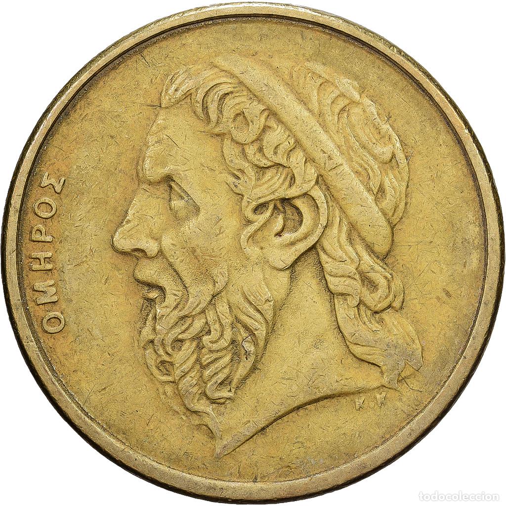Monedas antiguas de Europa: [#1513356] Grecia, 50 Drachmes, 1988, Aluminio - bronce, MBC, KM:147