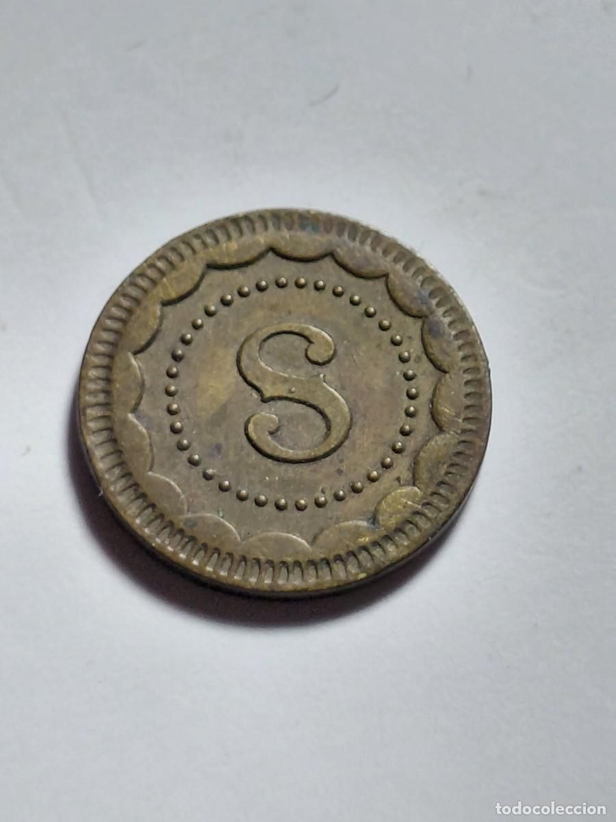 Monedas antiguas de Europa: FICHA 50 CENTIMOS A IDENTIFICAR - Foto 2