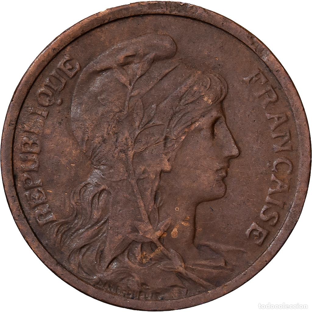 Monedas antiguas de Europa: [#1551052] Francia, Centime, Dupuis, 1902, Paris, Bronce, MBC, Gadoury:90, KM:840