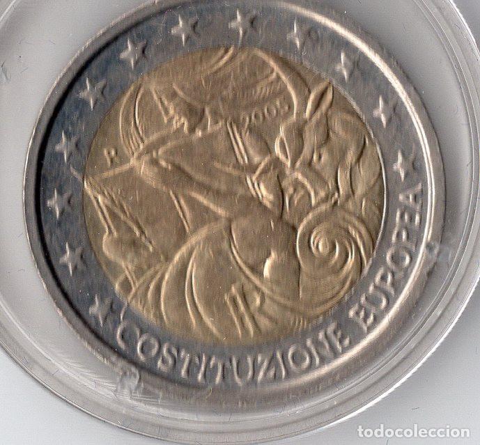 Monedas antiguas de Europa: ITALIA 2 euros KM 245 2005 CONSTITUCI&Oacute;N EUROPEA