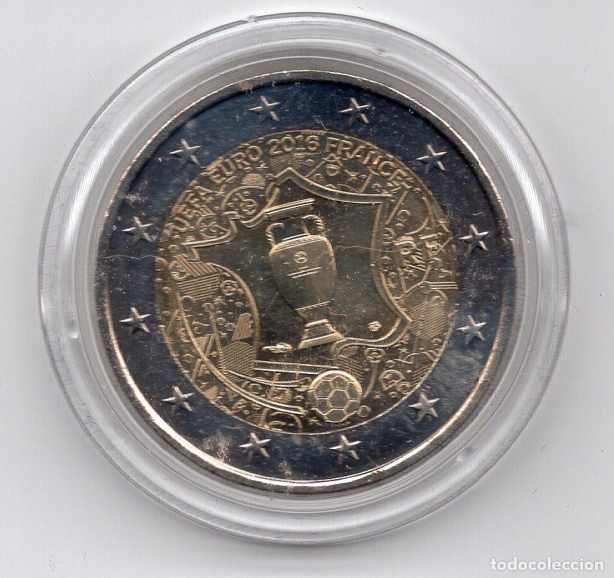 Monedas antiguas de Europa: FRANCIA 2 euros KM &iquest; 2016 EUROPEO DE FUTBOL