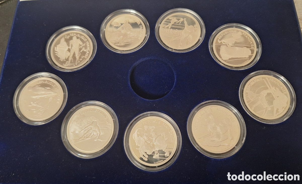 Monedas antiguas de Europa: Cofre Albertville 1992 Monnaie de Paris