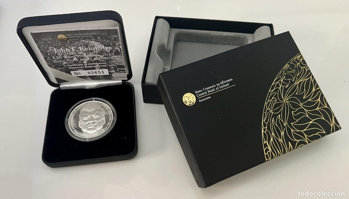 Monedas antiguas de Europa: 10 euros Irlanda, 2013. Moneda de Plata.