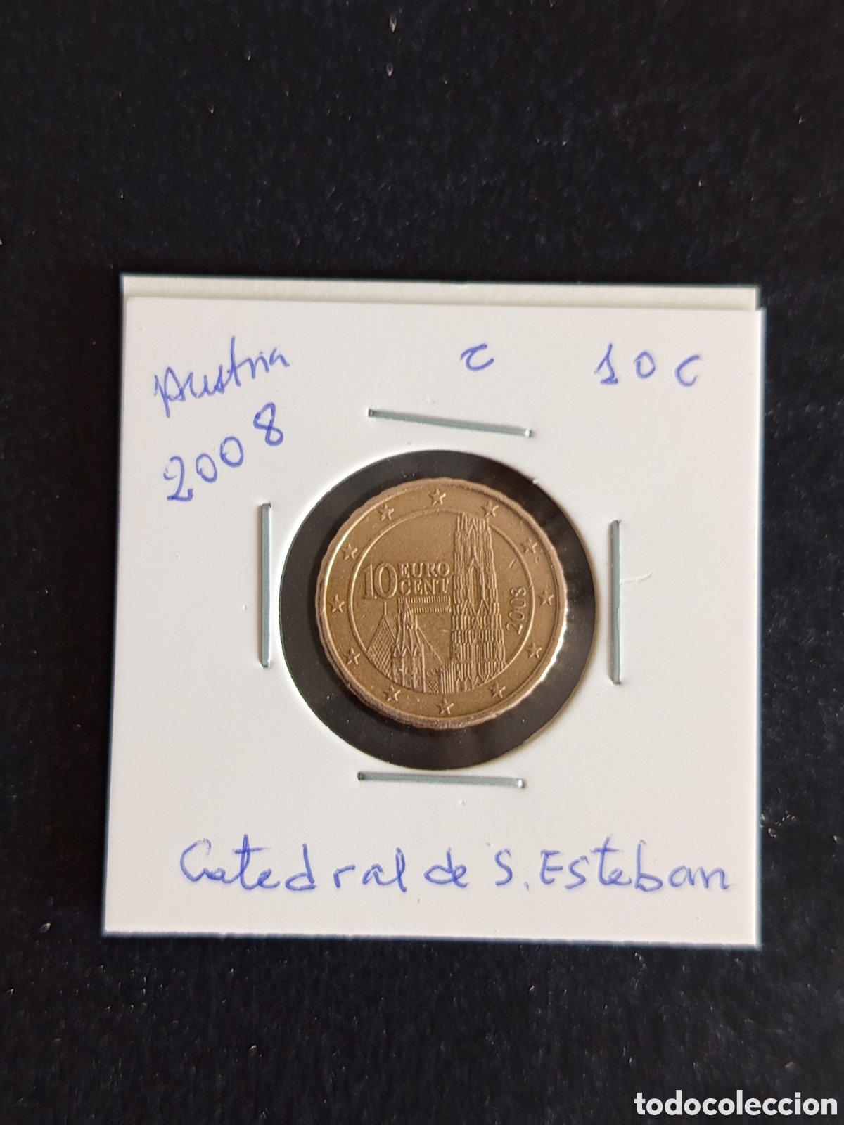 Monedas antiguas de Europa: AUSTRIA,2008.Moneda de 10 c. CIRCULADA. Pedido m&iacute;nimo 3 &euro;. Ver fotos. Catedral S. Esteban.