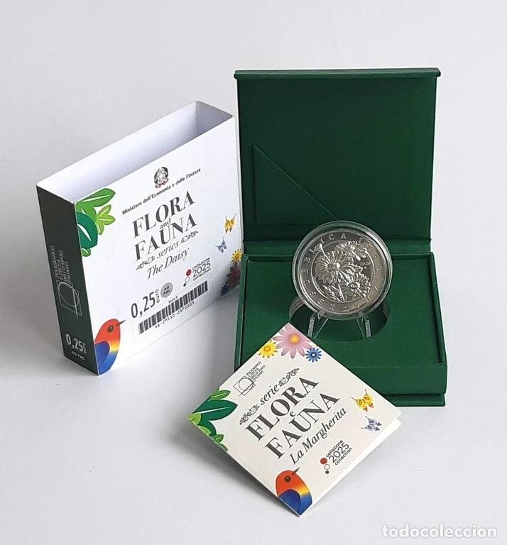 Monedas antiguas de Europa: 1 Onza de Plata Italia 2025. &rdquo;La Margherita&rdquo;