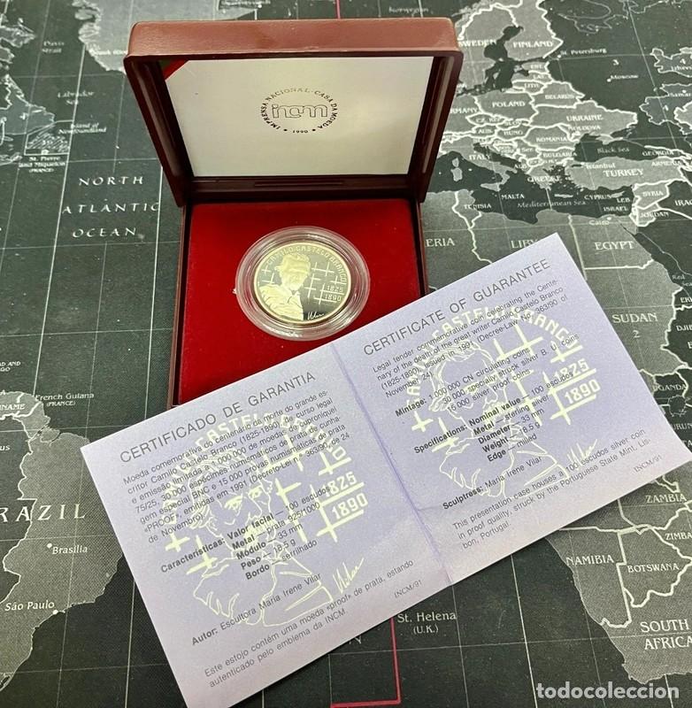 Monedas antiguas de Europa: 100 Escudos de Plata. Portugal 1990.