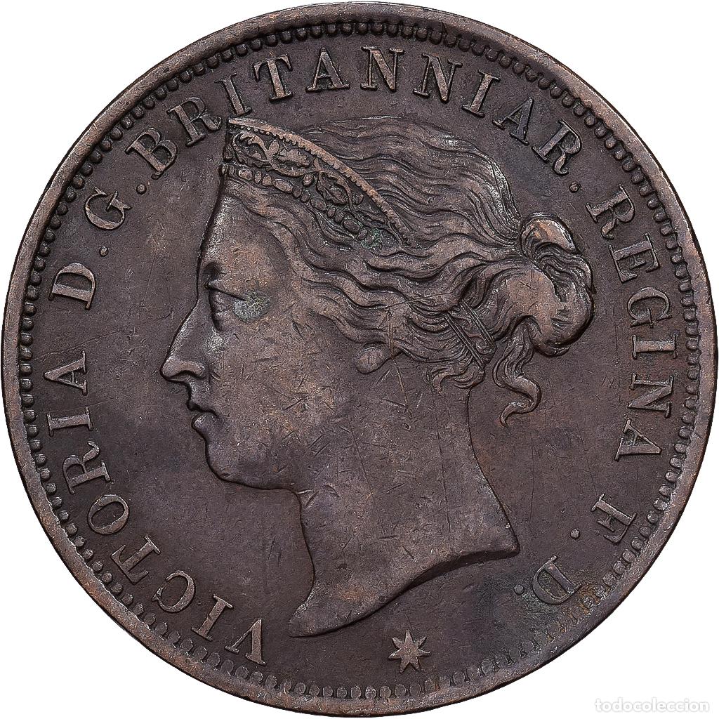 Monedas antiguas de Europa: [#1513368] Jersey, Victoria, 1/12 Shilling, 1894, Bronce, MBC, KM:8