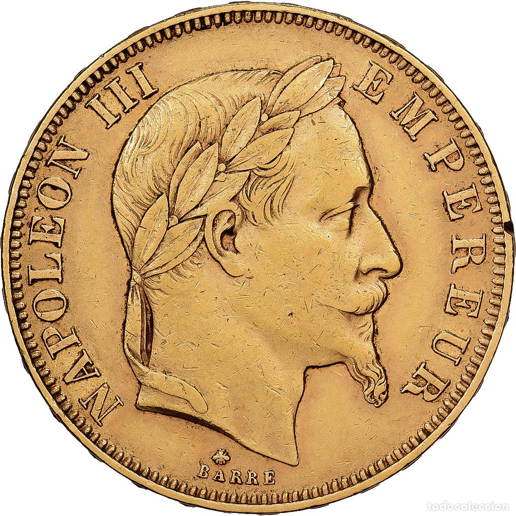 Monedas antiguas de Europa: [#1551099] Francia, Napoleon III, 50 Francs, 1862, Paris, Oro, MBC, Gadoury:1112, KM:804.1