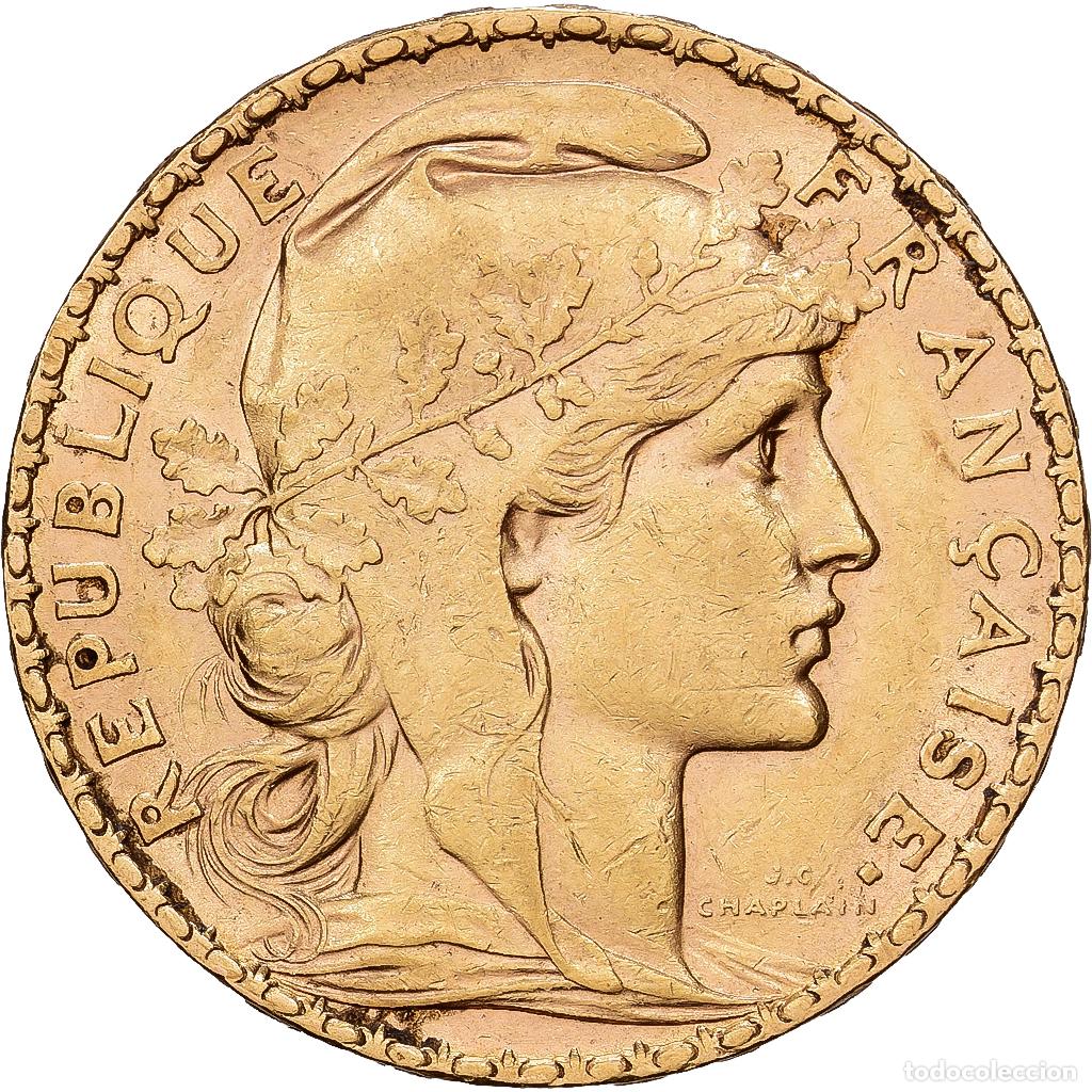 Monedas antiguas de Europa: [#1551124] Francia, 20 Francs, Marianne, 1900, Paris, Oro, MBC, Gadoury:1064, KM:847