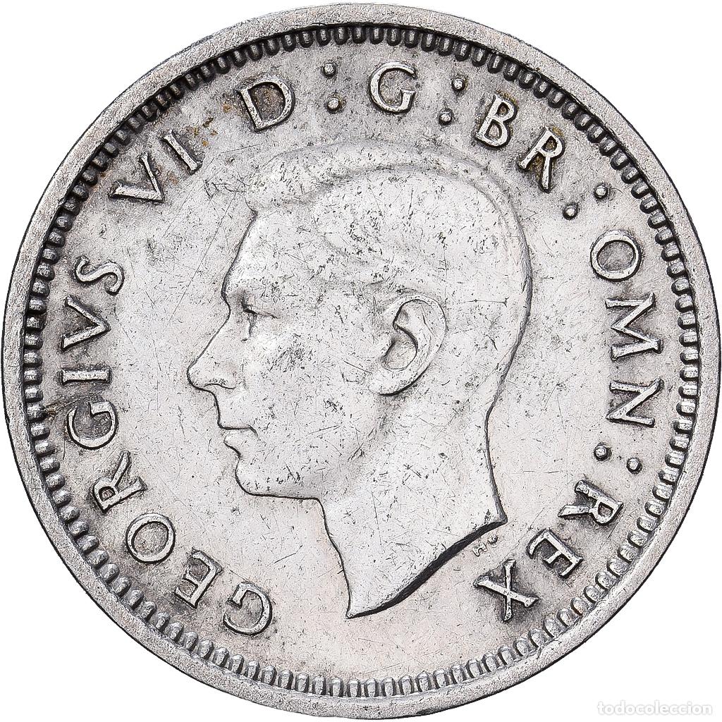 Monedas antiguas de Europa: [#1513398] Reino Unido, George VI, 3 Pence, 1939, London, Plata, MBC, KM:848