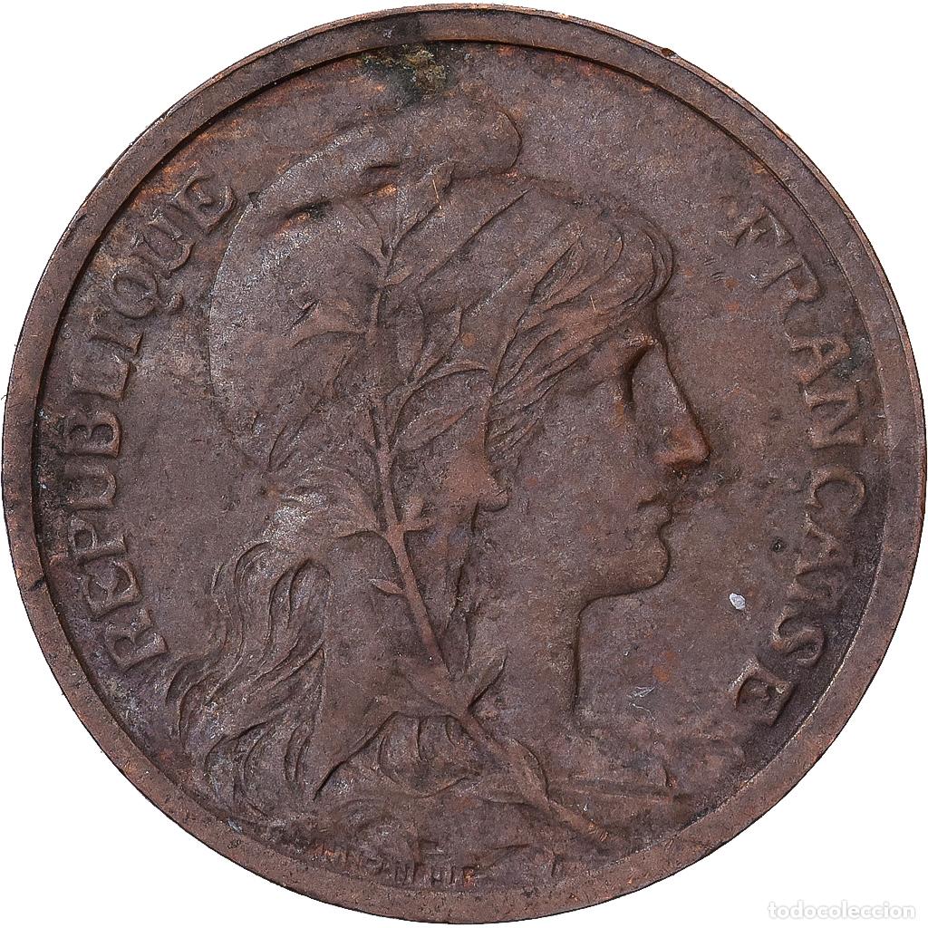 Old Coins of Europe: [#1551060] Francia, Centime, Dupuis, 1899, Paris, Bronce, MBC, Gadoury:90, KM:840