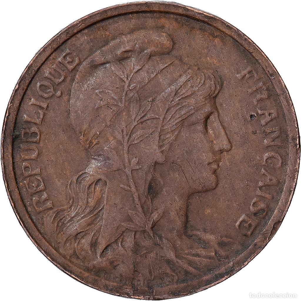 Monedas antiguas de Europa: [#1551059] Francia, Centime, Dupuis, 1909, Paris, Bronce, MBC, Gadoury:90, KM:840
