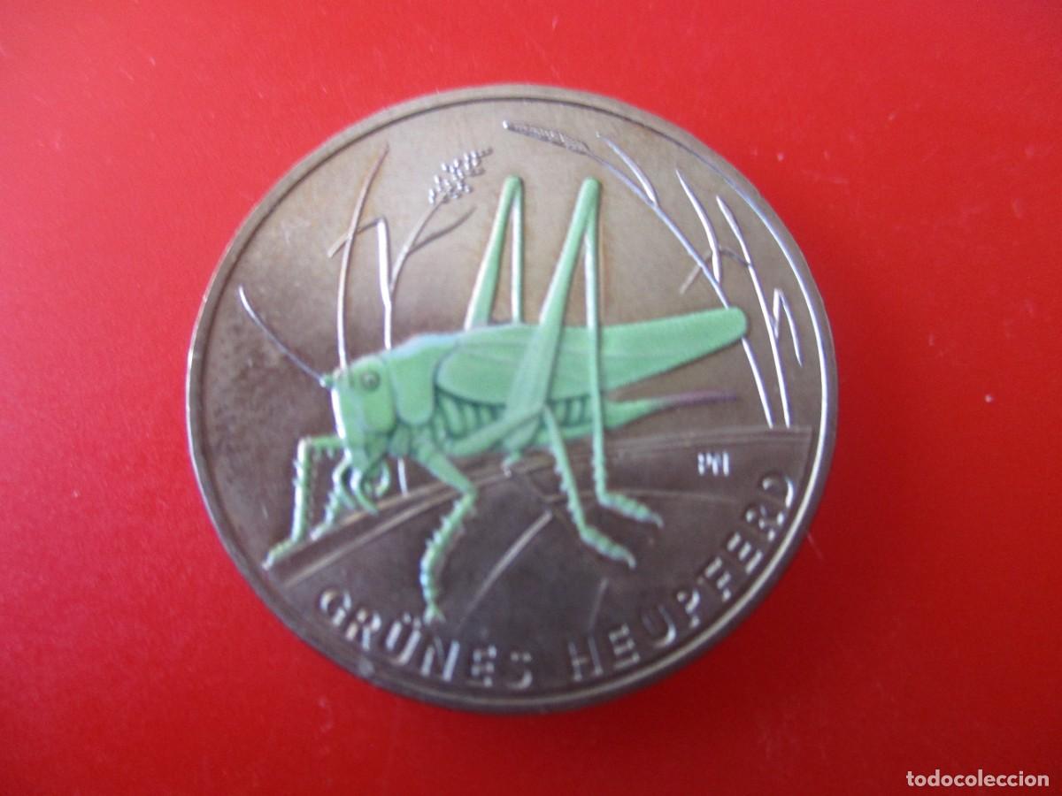 Monedas antiguas de Europa: Alemania.. 5 euros conmemorativos 2024. Grillo verde. sin circular