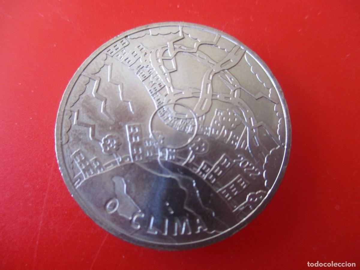 Monedas antiguas de Europa: Portugal.. 5 euros conmemorativos 2022. Clima. sin circular