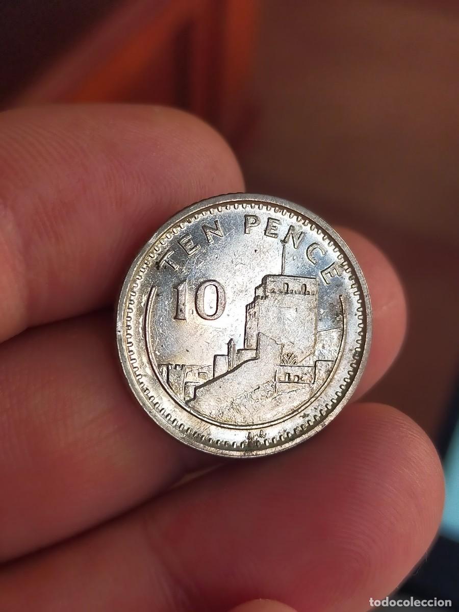 Monedas antiguas de Europa: MONEDA DE 10 DIEZ PENCE PENIQUES GIBRALTAR 1994 MUY BUENA CONSERVACION
