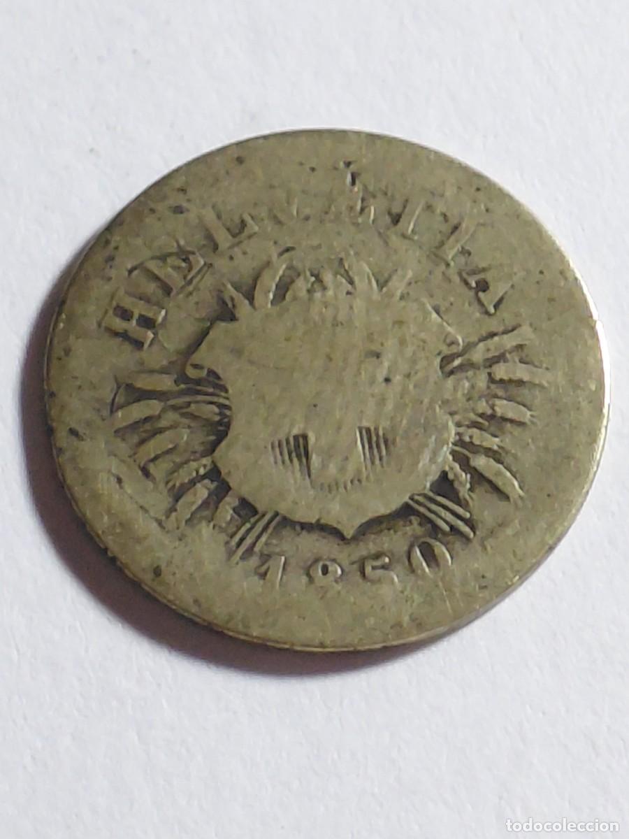 Monedas antiguas de Europa: SUIZA - 5 RAPPEN 1850 KM5 PLATA