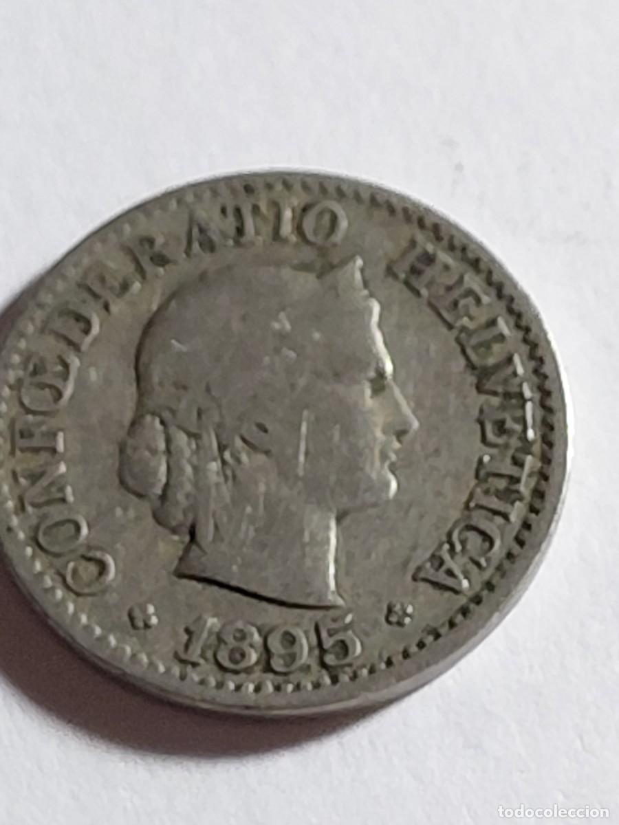 Monedas antiguas de Europa: SUIZA - 10 RAPPEN 1895 KM27