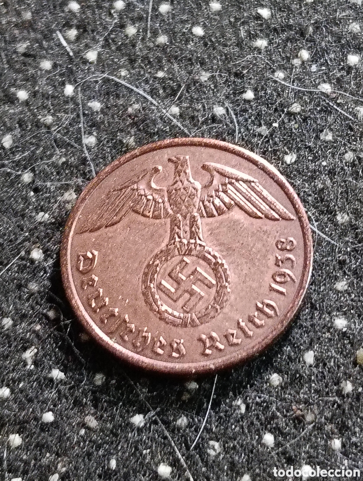 Monedas antiguas de Europa: Alemania Tercer Reich Esv&aacute;stica 2 Reichs pfennig 1939