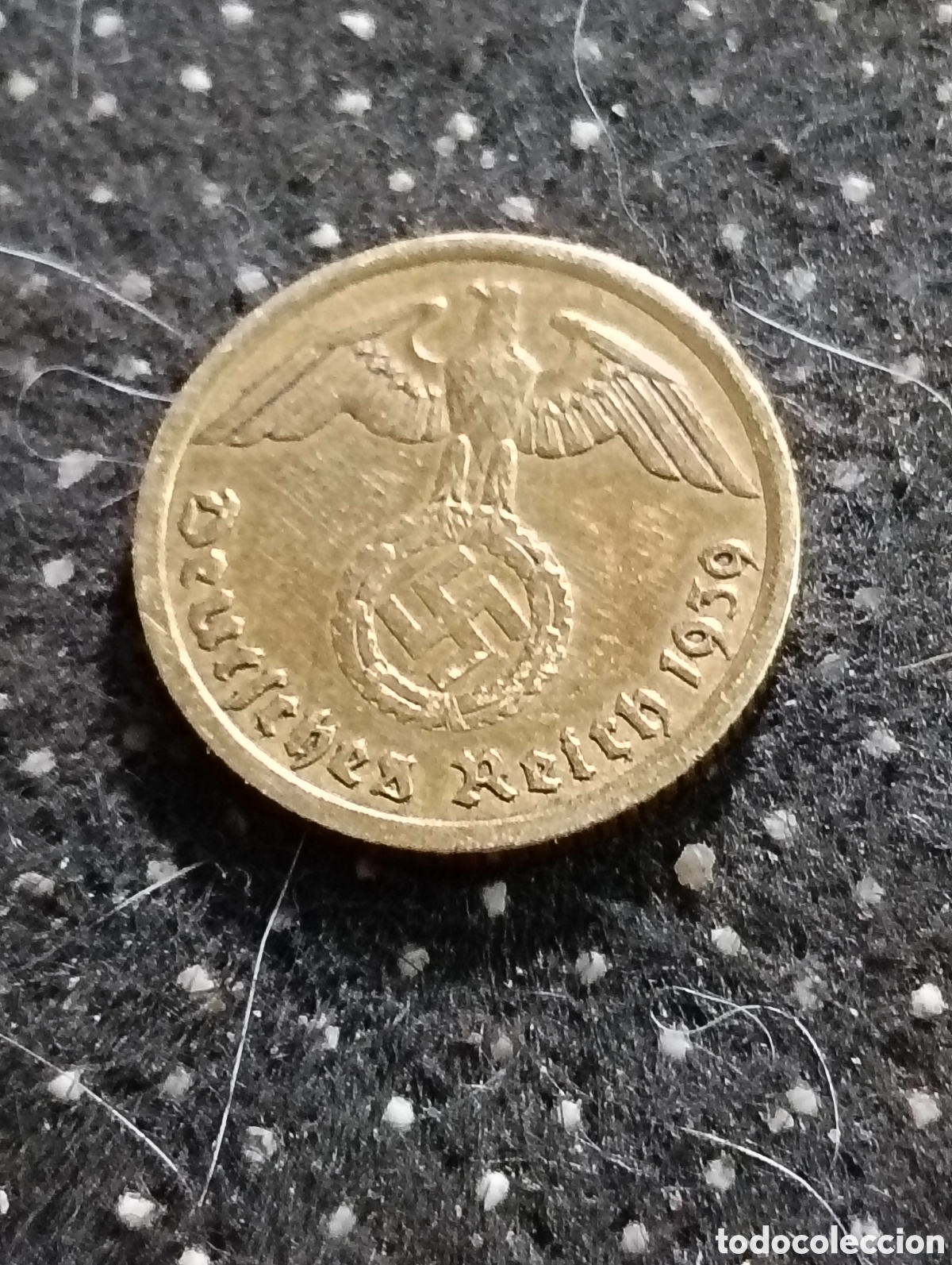 Monedas antiguas de Europa: 10 Reichs pfennigs 1939 A (Alemania, Alemania nazi)