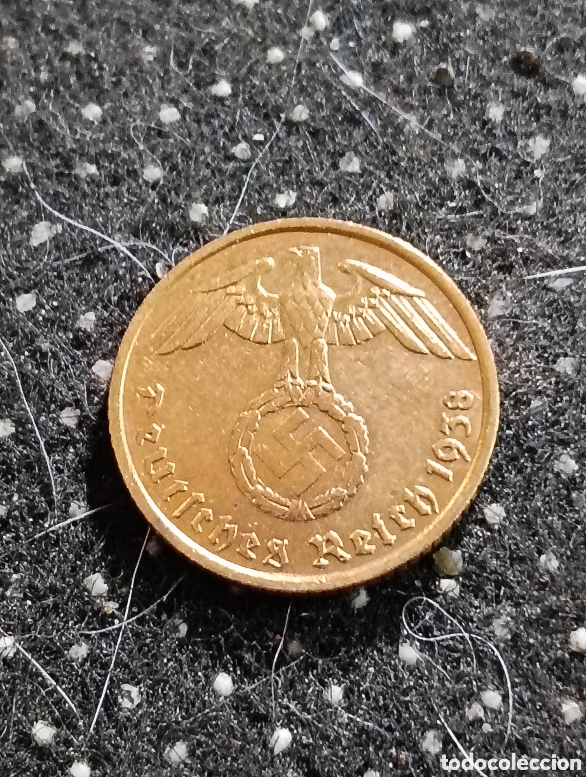 Monedas antiguas de Europa: 5 Reichs pfennigs 1938 G (Alemania, Alemania nazi)