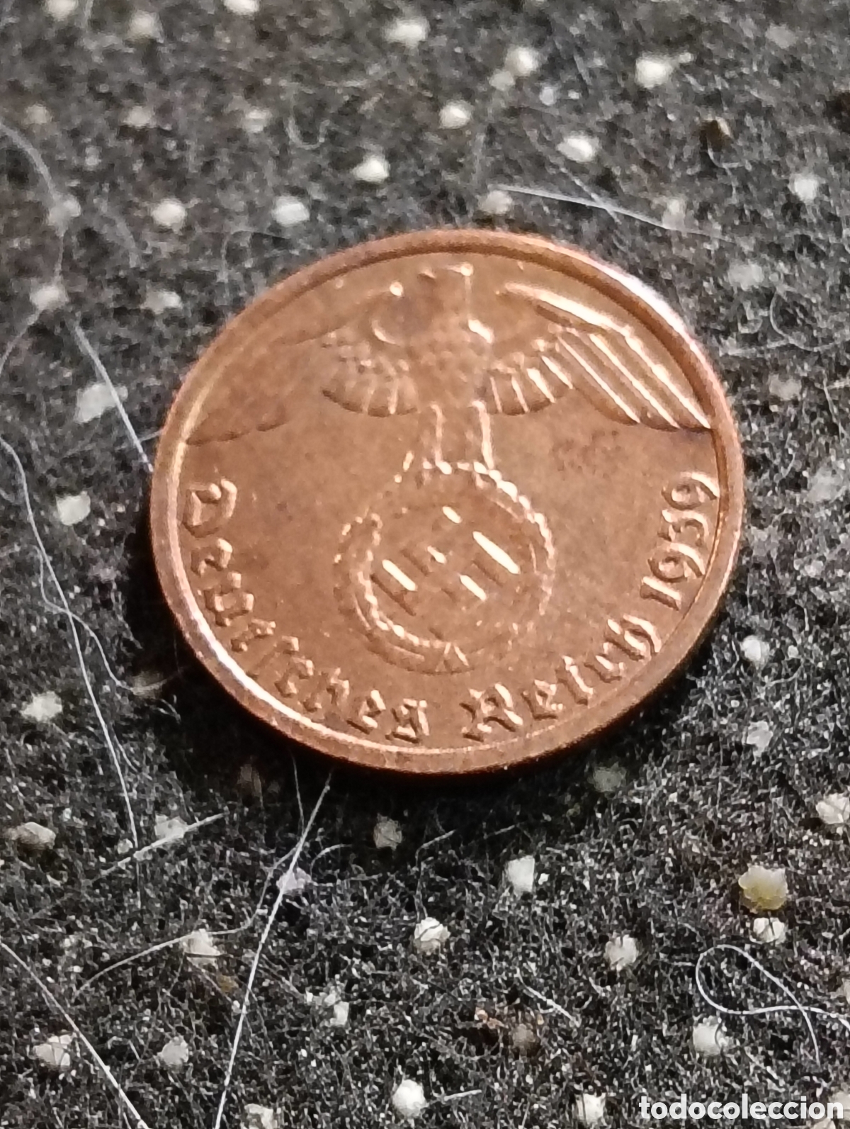 Monedas antiguas de Europa: 1 Reichs pfennigs 1939 D (Alemania, Alemania nazi)