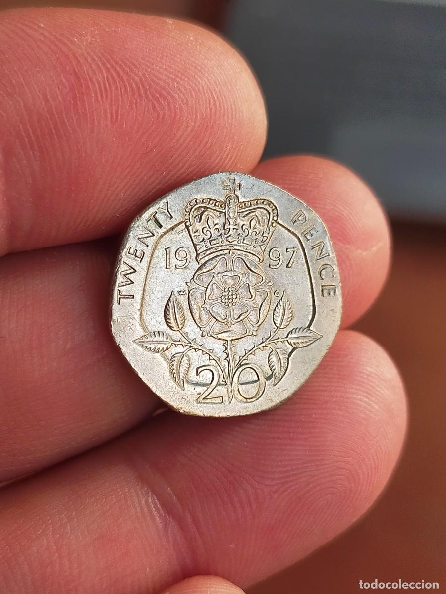 Monedas antiguas de Europa: MONEDA DE 20 VEINTE PENIQUES PENCE 1997 REINO UNIDO INGLATERRA GRAN BRETA&Ntilde;A BUENA CONSERVACION