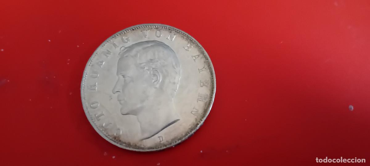 Monedas antiguas de Europa: BAVIERA 3 MARCOS 1913 OTTO, CONSERVACION EBC O MEJOR
