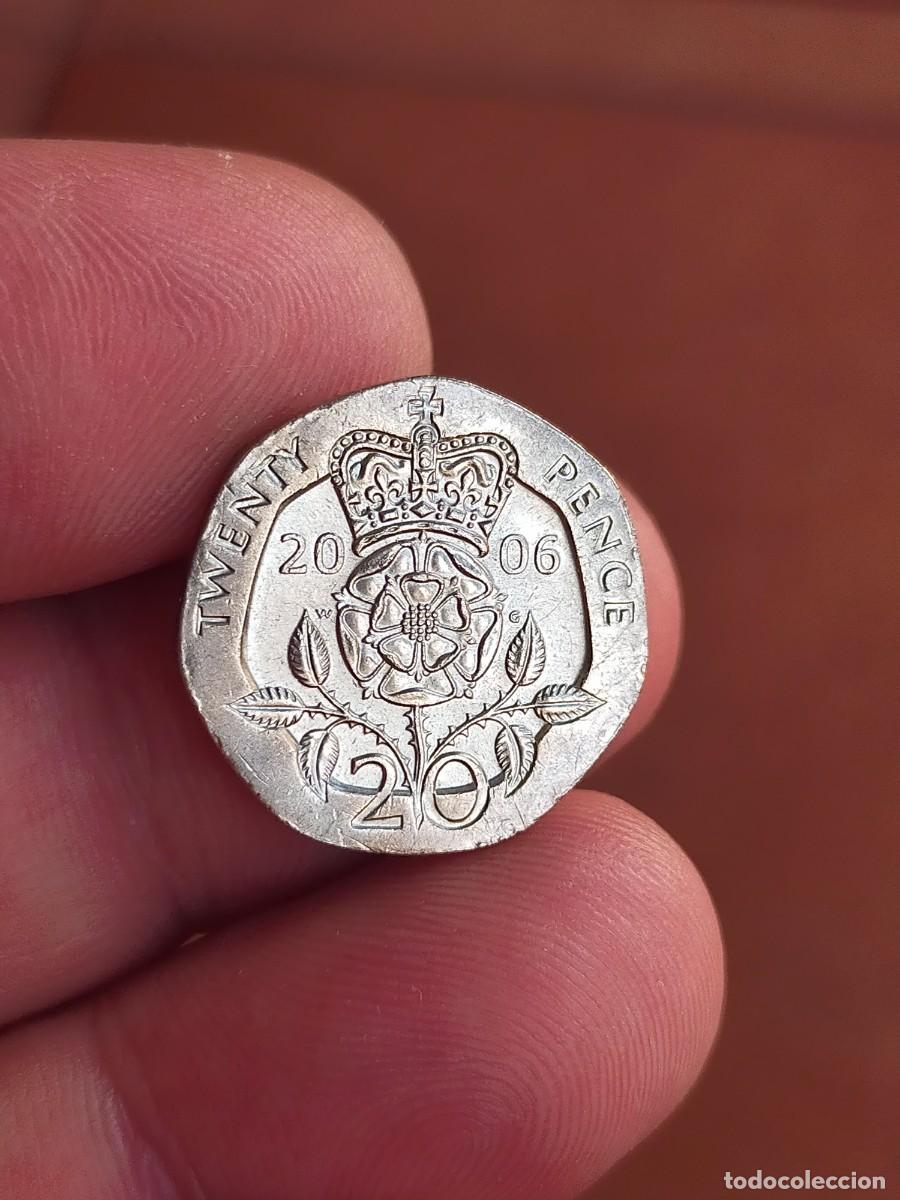 Monedas antiguas de Europa: MONEDA DE 20 VEINTE PENIQUES PENCE 2006 REINO UNIDO INGLATERRA GRAN BRETA&Ntilde;A BUENA CONSERVACION